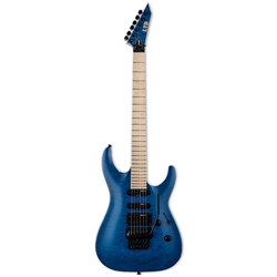 ESP LTD MH Series MH-203QM Quilted Maple Electric Guitar (See Thru Blue)