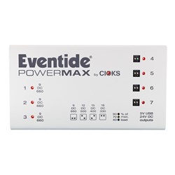 Eventide PowerMax Pedalboard Power Supply w/ 7 Isolated Outputs