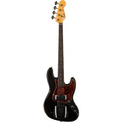 Fender Custom Shop '62 Jazz Bass Relic (Aged Black) inc Hard Case