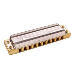 Hohner Marine Band Crossover Harmonica w/ Triple Lacquered Bamboo Comb in Key of D