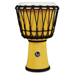 LP 7" Rope Tuned Circle Djembe with Perfect-Pitch Head (Yellow)