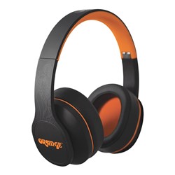 Orange Crest Edition MKII Wireless Over Ear Headphones w/ Bluetooth