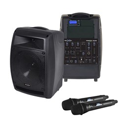 Parallel Audio Pack w/ 1 x HX-158X-II UU00B Portable PA & 2 x HH6100 Microphones 566MHz