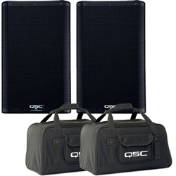 QSC K8.2 8" PA Speaker Pack w/ FREE Tote Bags