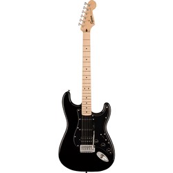 Squier Sonic Stratocaster HSS Maple Fingerboard Black Pickguard (Black)