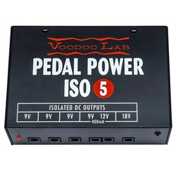 Voodoo Lab Pedal Power ISO-5 5 Outlet Isolated Power Supply for DC Pedals