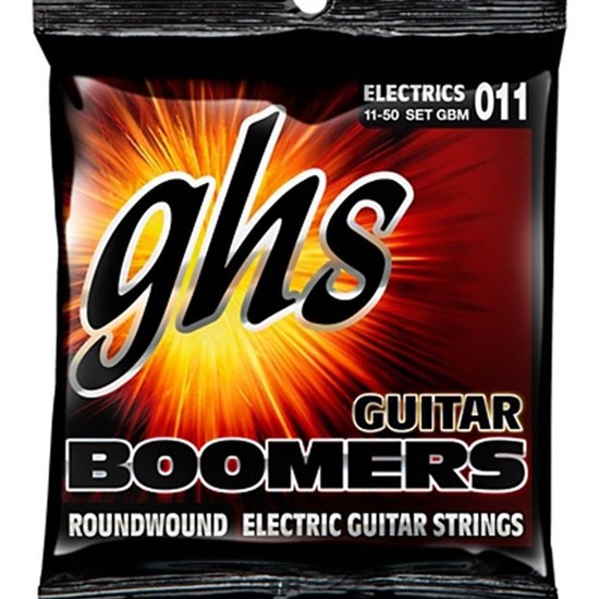 GHS Boomers GBM 6-String Roundwound Electric Guitar Strings - Medium (11-50)