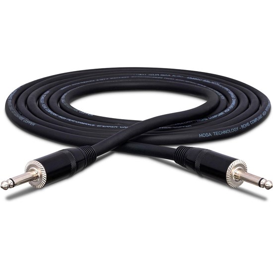 Hosa SKJ430 1/4 in TS to 1/4 in TS Heavy Duty Speaker Cable (30ft)