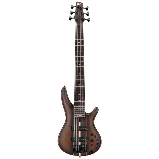 Ibanez SR1356B DUF 6-String Bass Guitar (Dual Mocha Burst Flat) inc Gig Bag