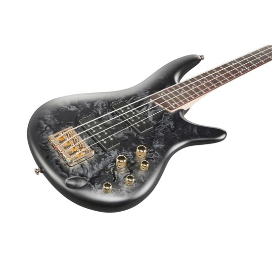 Ibanez SR300EDXBZM 4 String Electric Bass (Black Ice Frozen Matte)
