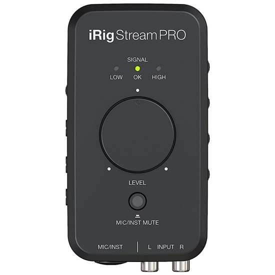 IK Multimedia iRig Stream Pro 4-in/2-out Audio Interface for iOS, Android & Mac/PC