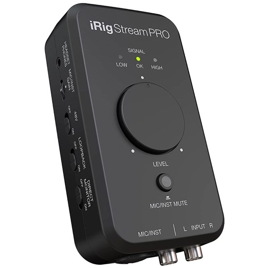 IK Multimedia iRig Stream Pro 4-in/2-out Audio Interface for iOS, Android & Mac/PC