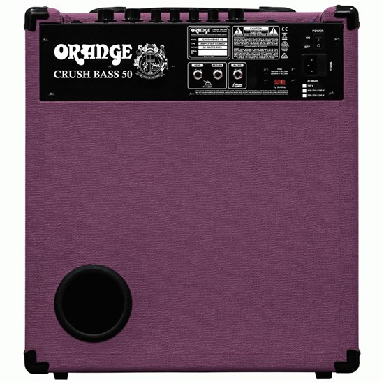 Orange Crush Bass 50 Glenn Hughes Ltd Ed Bass Amp Combo - 50 Watts (Purple)