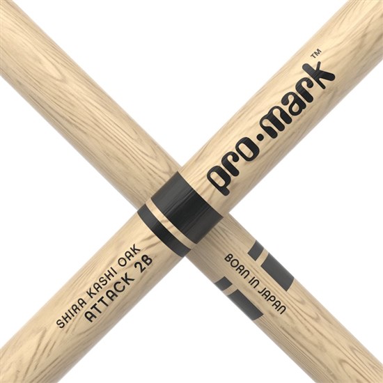 ProMark Classic Attack 2B Shira Kashi Oak Drumstick Acorn Oval Tip