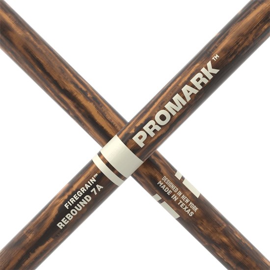 ProMark Rebound 7A FireGrain Hickory Drumstick Acorn Wood Tip