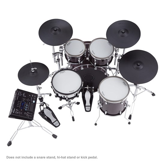 Roland VAD706 V-Drums Acoustic Design 5-Piece Wood Shell Kit w/ TD50X (Gloss Ebony)