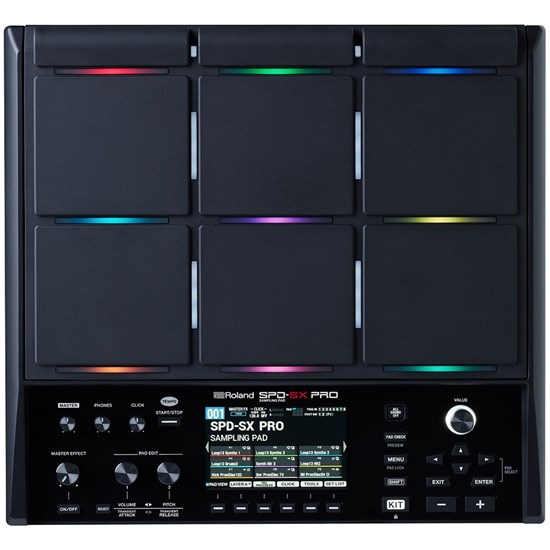 Roland SPD-SX PRO Sampling Pad Percussive Sampling Instrument w/ Colour Display & Pad LEDs