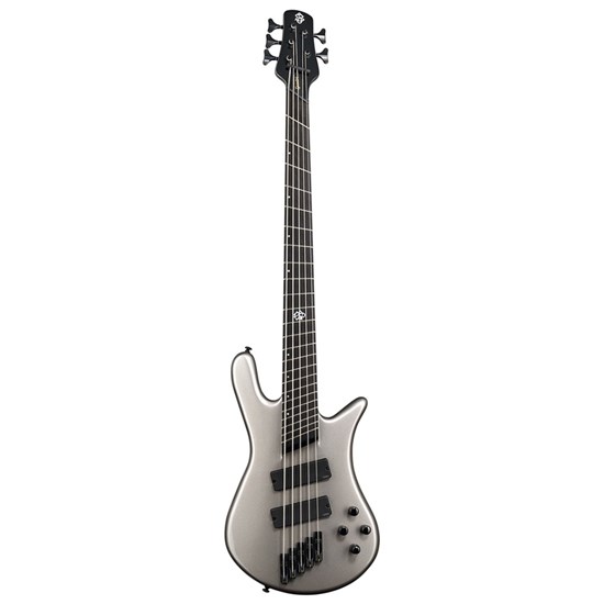 Spector NS Dimension 5-String Multi-Scale Electric Bass (Grey Metallic) w/ EMG Pickups