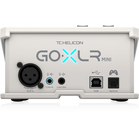 TC Helicon Go XLR Mini All-in-One Audio Interface for Streamers & Creators (White)