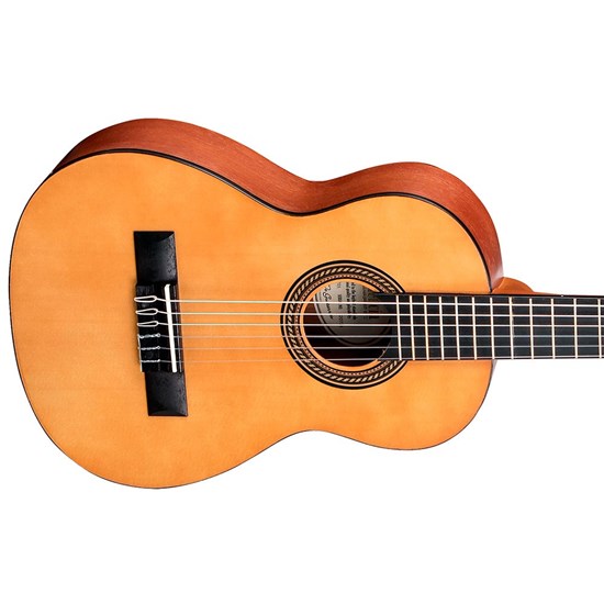 Valencia VC201 1/4 Size Nylon String Guitar (Antique Natural Satin)