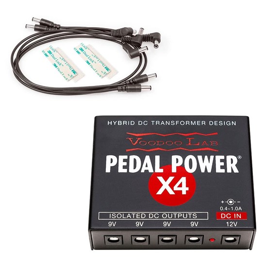 Voodoo Lab Pedal Power X4 Expander Kit for ISO-5, Digital, 4X4 & Mondo