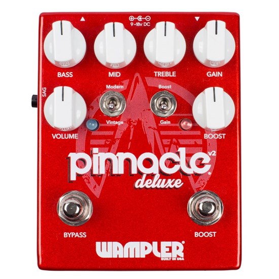 Wampler Pinnacle Deluxe Brown Sound British Distortion Pedal w/ Boost