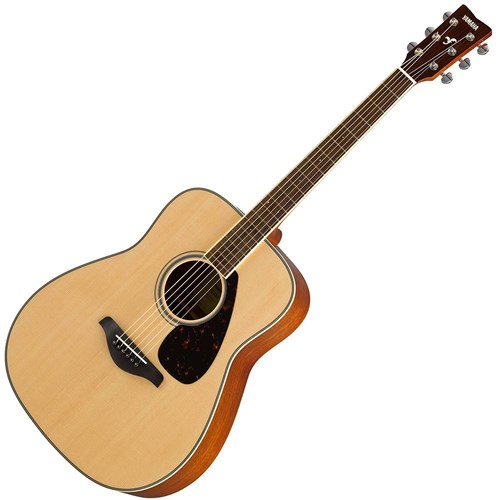 Yamaha FG820 Acoustic Dreadnought Solid Spruce Top (Natural)