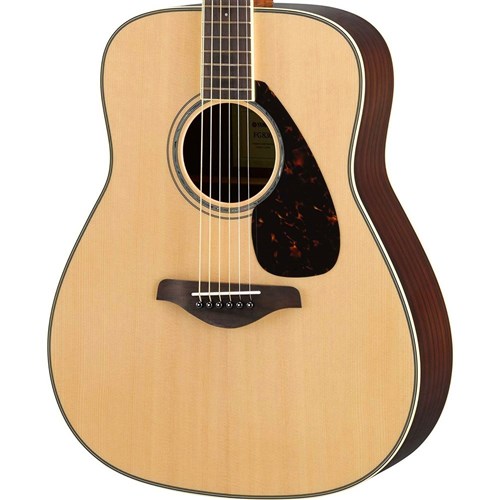 Yamaha FG830 Acoustic Dreadnought w/Solid Spruce Top (Natural)