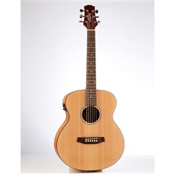 Ashton JJR20EQNTM Junior Jumbo Acoustic Guitar w/ Pickup (Natural Matte)