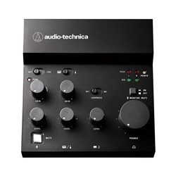 Audio Technica AT-UMX3 USB Audio Mixer for Live Streaming & Podcasting