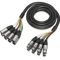Behringer GMX-300 Gold Performance 8-Way Multicore Cable w/ XLR Connectors (3m)