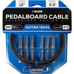Boss BCK12 Premium Solderless Pedalboard Cable Kit (12-Piece)