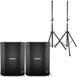 Bose S1 Pro Pack w/ Pair of Speakers & Speaker Stands (S1 Pro Batteries Included)