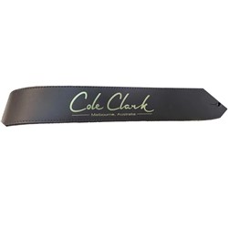 Cole Clark Leather Guitar Strap (Saddle Brown/Gold)
