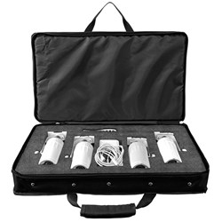 Chauvet Battery Powered LED Pinspot Package (4 Units) with Case
