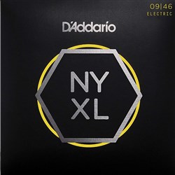 D'Addario NYXL0946 Nickel Wound Electric Strings Super Light Top/Regular Bottom 9-46