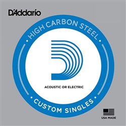 D'Addario PL020 Plain Steel Guitar Single String (.020)