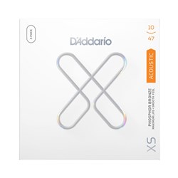 D'Addario XS Coated Acoustic Phosphor Bronze Strings - Extra Light 3-Pack (10-47)