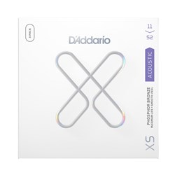 D'Addario XS Coated Acoustic Phosphor Bronze Strings - Custom Light 3-Pack (11-52)