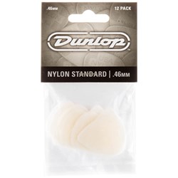 Dunlop Nylon Guitar Pick 12-Pack - Grey (.46mm)