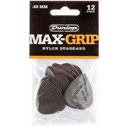 Dunlop Max-Grip Standard Guitar Pick 12-Pack - Grey (1.0mm)