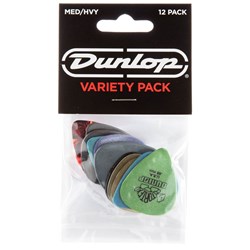 Dunlop Variety Guitar Pick 12-Pack (Medium/Heavy)