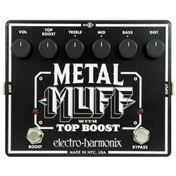 Electro Harmonix Metal Muff Distortion w/ Top Boost Pedal