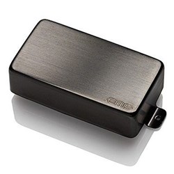 EMG H4 High Output Passive Humbucker Pickup w/ Ceramic Magnets (Brushed Black Chrome)