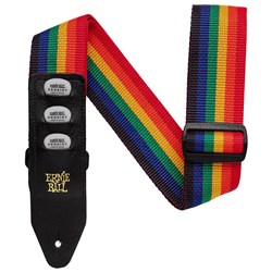 Ernie Ball Pickholder Strap (Rainbow)