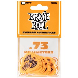 Ernie Ball .73mm Orange Everlast Picks 12-PACK