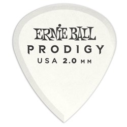 Ernie Ball 2.0mm White Mini Prodigy Picks 6-PACK