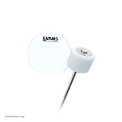 Evans EQ Single Pedal Patch Clear Plastic