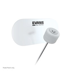 Evans EQ Double Pedal Patch Clear Plastic