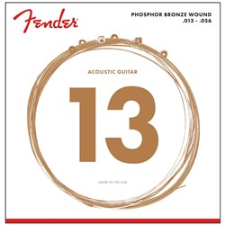 Fender 60M Phosphor Bronze Acoustic Strings - Medium (13-56)